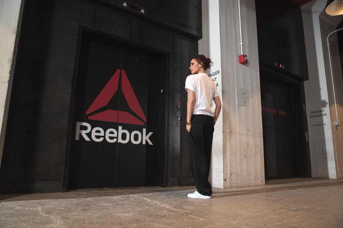 victoriabeckham's tweet photo. Excited to announce my new partnership with @Reebok ! Stay tuned and head to my website for updates! x VB  #ReebokxVictoriaBeckham https://t.co/ODrfk7FBKV