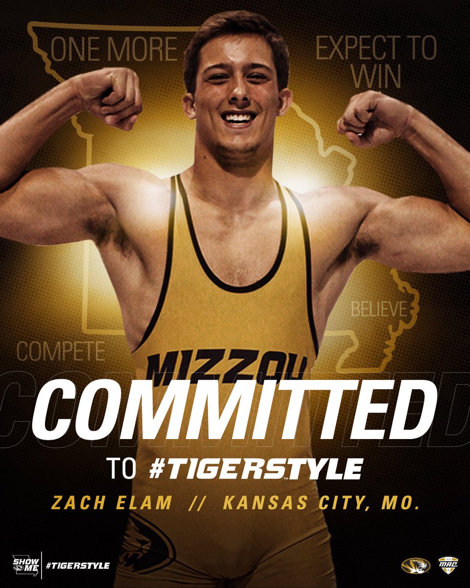I am proud to announce that I will be committing to The University Of Missouri to continue my academic and wrestling career. #TigerStyle 🐯
