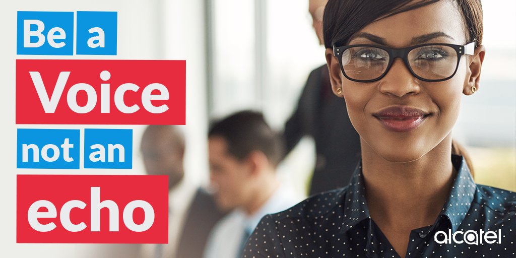 alcatelmobileCB's tweet photo. Be a voice not a echo. 💪🏼✨ #AlcatelMobile #AlcatelQuotes https://t.co/DPXj4ZeDz1