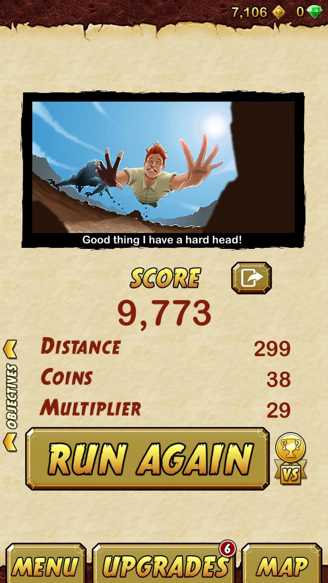 DocMike66's tweet image. I got 9773 points while escaping from a Giant Demon Monkey. Beat that! bitly.com/TempleRun2iOS