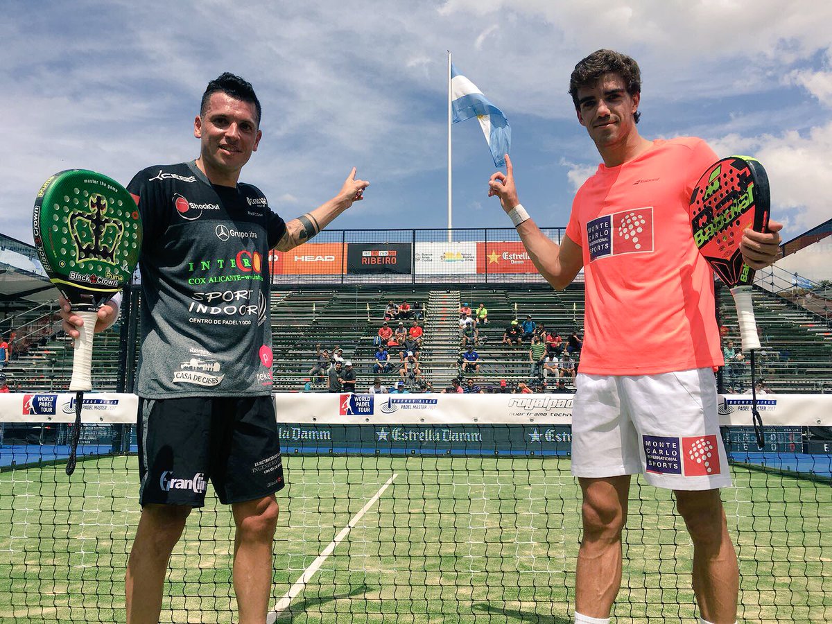 mundipadel's tweet photo. Los jugadores @TitoAllemandi y @Juanitolebron hacen un buen trabajo y pasan a octavos de final del #WPTBsAsMaster https://t.co/fSo2bPT3af