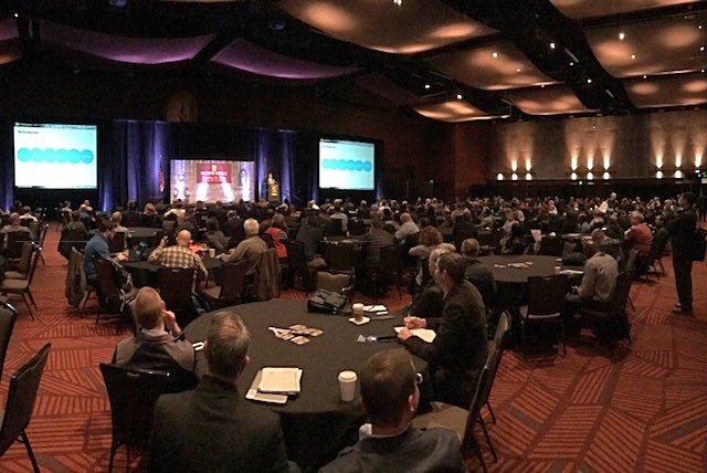 SecureWorld's tweet photo. Seattle is off and running with @iamlaz delivering a great keynote on the hallmarks of a modern cybersecurity program. #SWSEA17 https://t.co/PwosOf2lT3