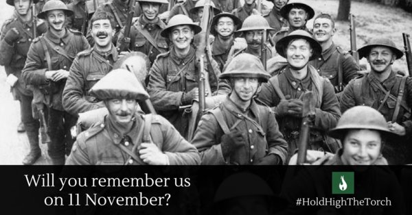 I’ve pledged to #HoldHighTheTorch on 11 November in memory of our fallen heroes. Will you? Download the app at thndr.me/nZN1PE
