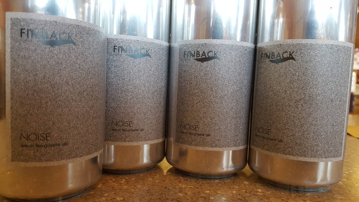 BusaWine's tweet photo. @finbackbrewery #NoiseGrissette is now available in the cooler!  #getitb4itsgone #drinkitfreshandcold #beermakesmehappy https://t.co/9UNzDnRV6i