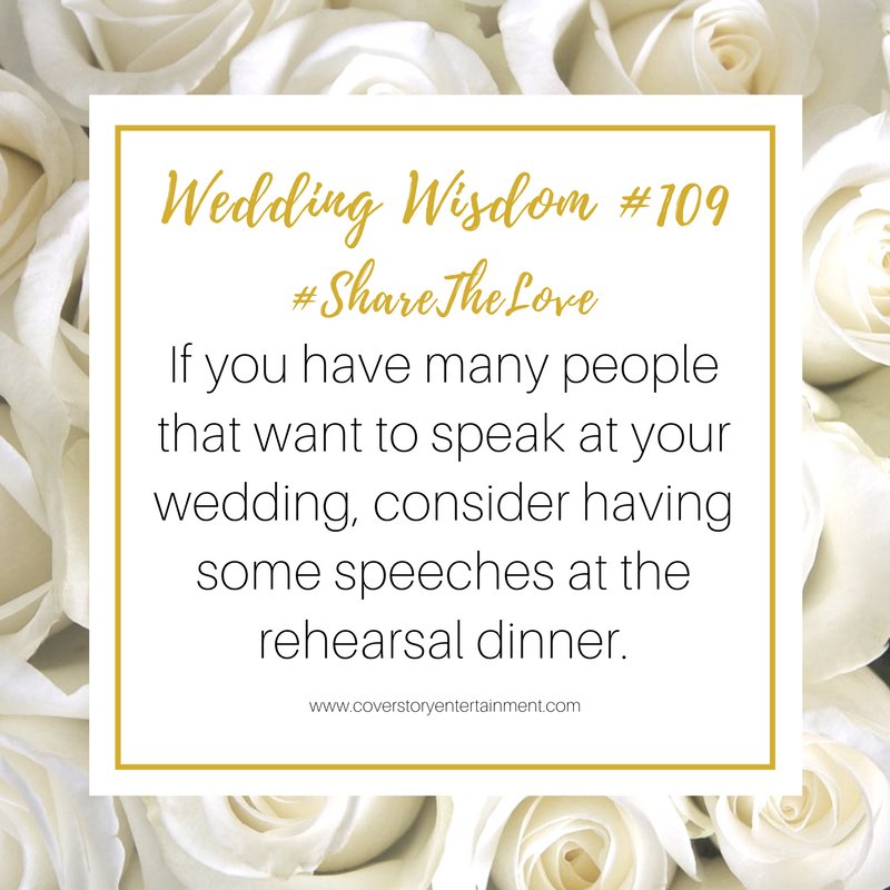 Cover_Story_Ent's tweet photo. Tip #109 of #WeddingWisdomWednesday. Share the love!

#love
#weddingwednesday
#weddingday
#weddingwisdom
#weddingplanning
#weddingproblems https://t.co/W1VCCwQ43D