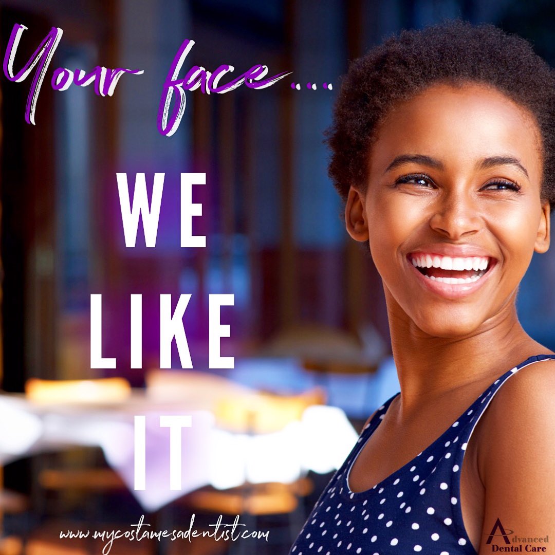 MyCostaMesaDDS's tweet photo. Get a smile you can’t wait to show off! 😁
https://t.co/hVMieIYobs
#wellness #wednesday #timeforacheckup #smile https://t.co/ZYg6DsyHa3