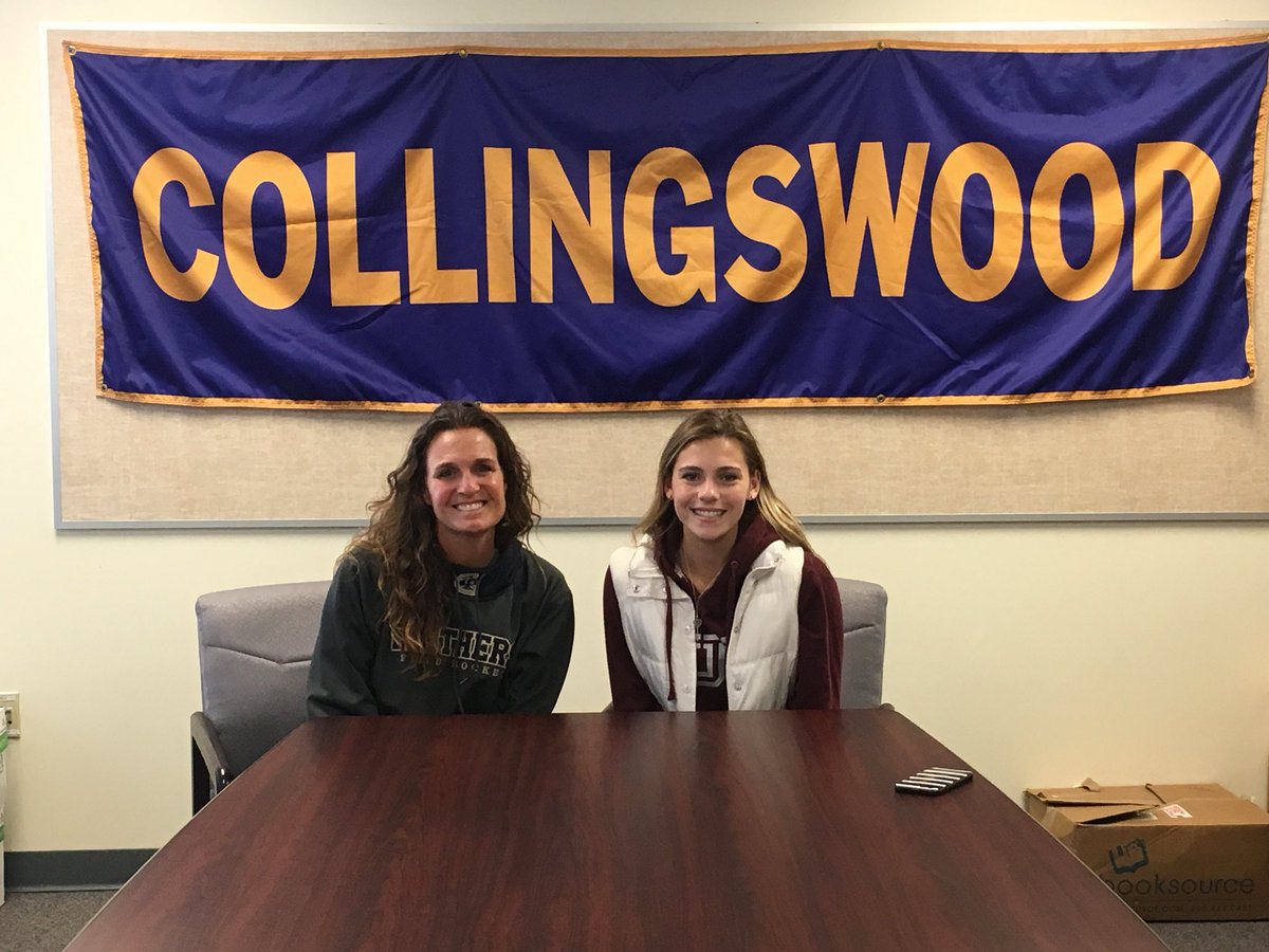 collsfh's tweet photo. Congrats on your NLI Sara (fh - TCNJ), Carly (lax -  IUP), &amp; Aaron (wrestling - Millersville)!!! We are so proud of you. 💙💛 Best of luck! #collsedu https://t.co/lE7CfKcYIv