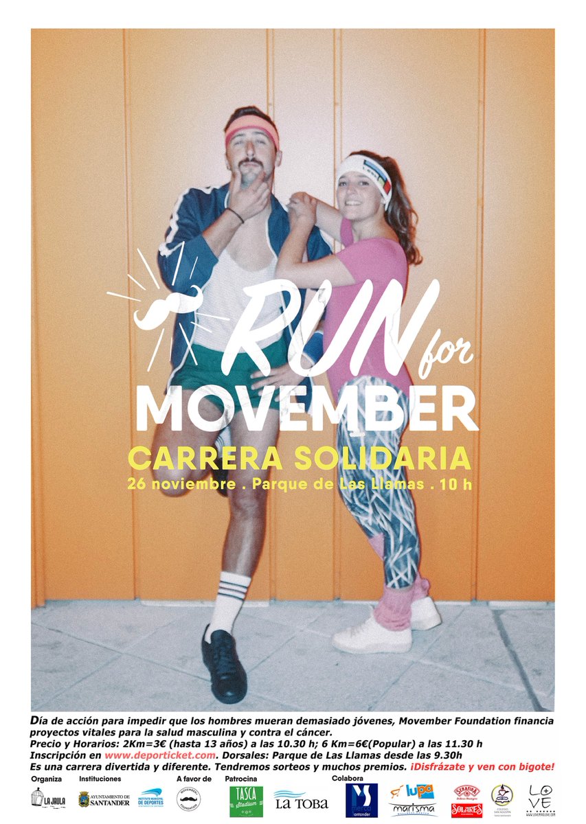 realracingclub's tweet photo. ¡Invitamos a todos los hombres racinguistas a unirse a la iniciativa! 👨🏻 Además, animamos a todos nuestros aficionados a participar en la carrera solidaria organizada por @LaJaulaSDR el 26 de noviembre. ¡Os esperamos! 🏃💨 https://t.co/gd2sQZfBTj