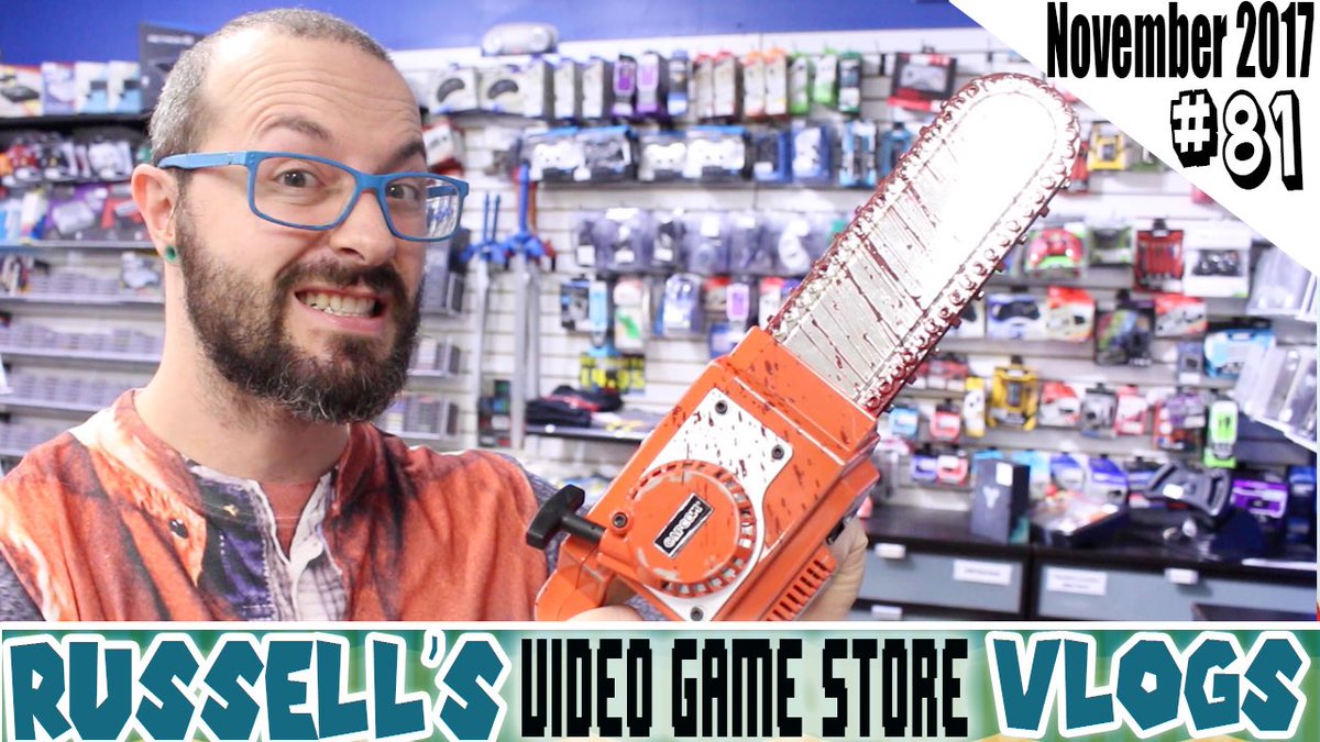 RussLyman's tweet photo. My new vlog is up and ready to be viewed. We got in some Mughty Max toys, this sweet PS2 chainsaw controller from a Resident Evil 4, and Turbo Grfx 16 games! Check it out. Link in my bio. #russlyman #youtube #retrogamesplus #rgp #vlog #gamer #ps2 https://t.co/xzEaeCNC9w