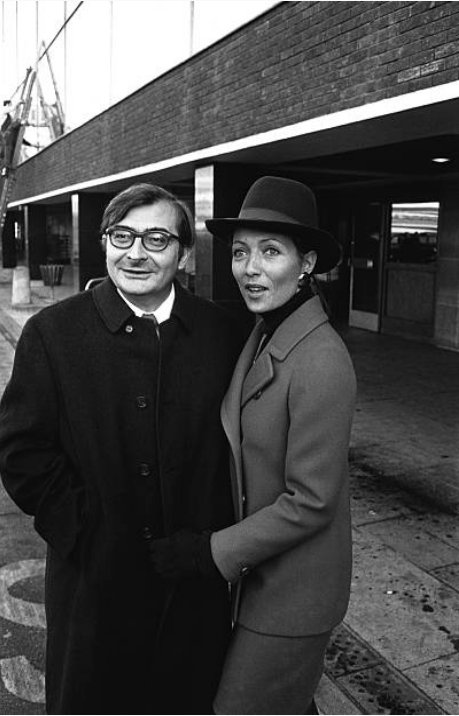 Stéphane Audran turns 85 today. Happy birthday! With her (then) husband, director Claude Chabrol Hulton-Deutsch 
