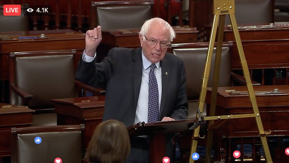 SenSanders's tweet photo. LIVE: We recently found out a terrible truth about the rapid movement toward global oligarchy. #ParadisePapers https://t.co/a22wk9yKIf https://t.co/CYxRCLbUKI