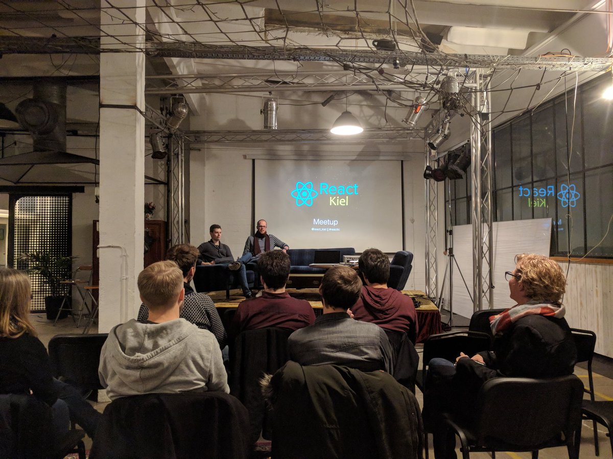 _fschindler's tweet photo. Today at #react_kiel https://t.co/zDkQvwW1V0