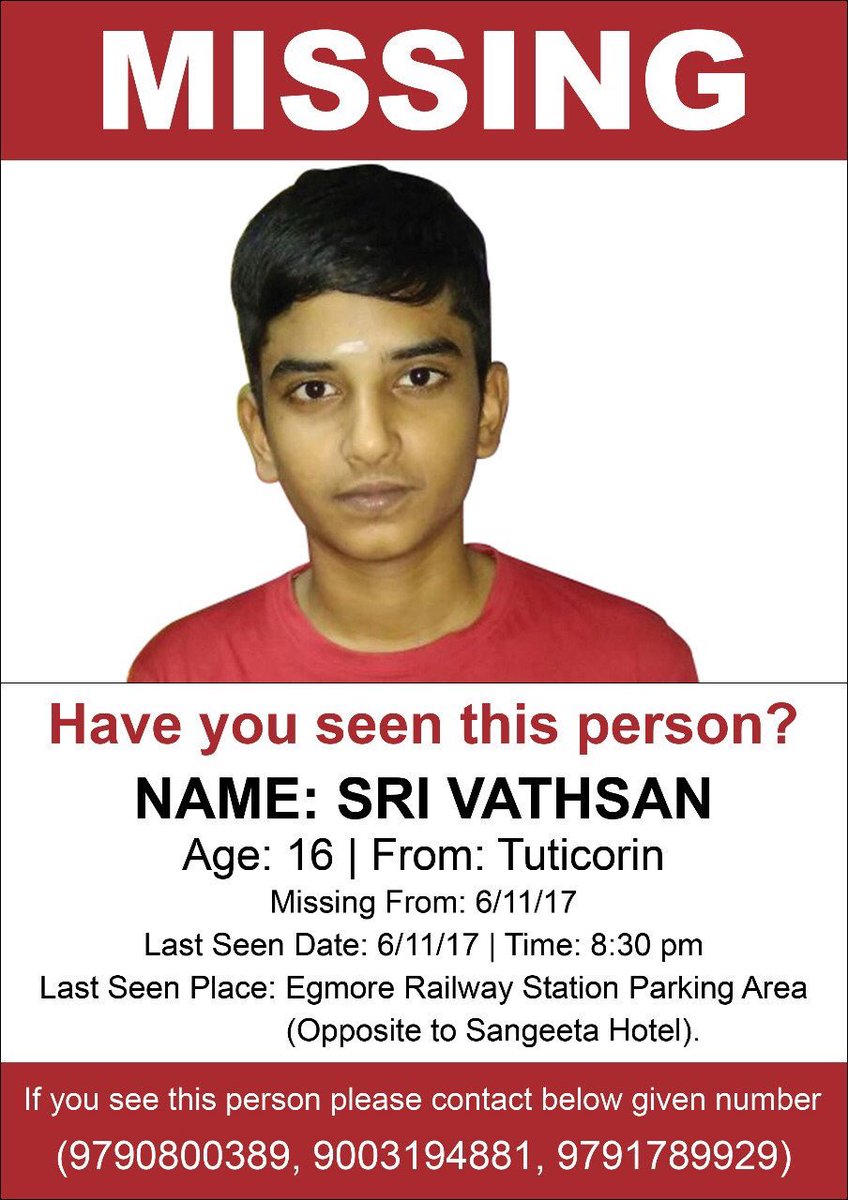 gvprakash's tweet photo. Share max friends let's find him https://t.co/fxFQhkQODd