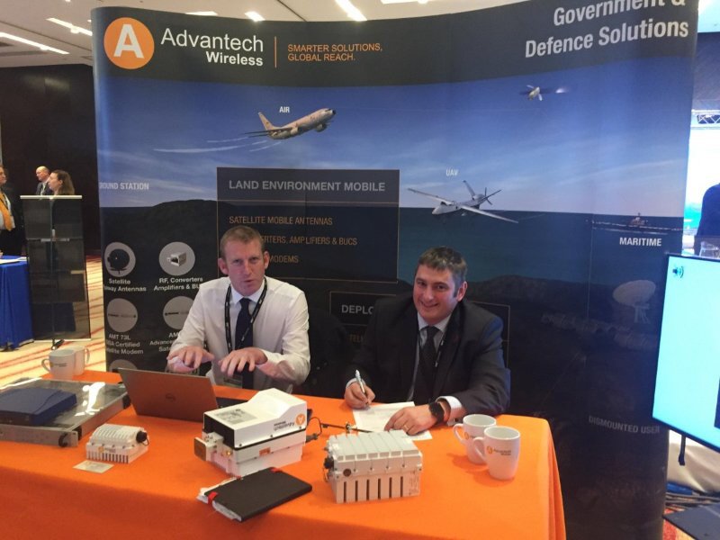 AWDefence's tweet photo. Great 2nd Day at this year's #GlobalMilSatCom , we have already signed up for next year's event with @SMiGroupDefence @AdvWireless https://t.co/eRHWSs6fTi