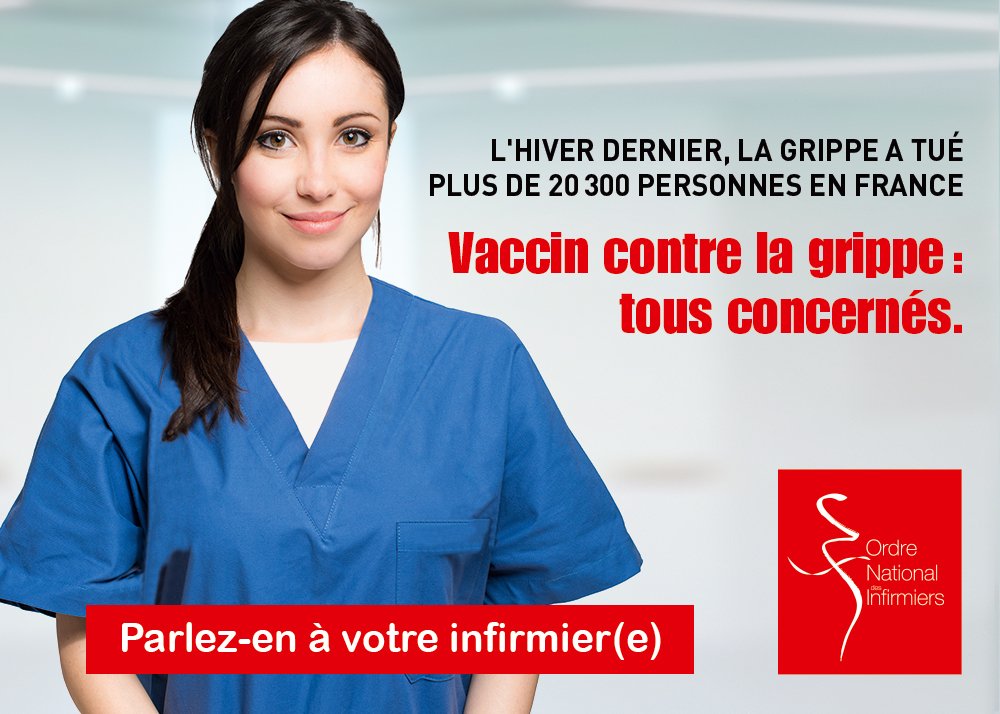 karim_mameri's tweet photo. L’hiver dernier , la grippe a tué plus de 20300 personnes en France
VACCIN CONTRE LA GRIPPE: tous concernés !
#Parlez-en à votre infirmière https://t.co/bsyDphlgod