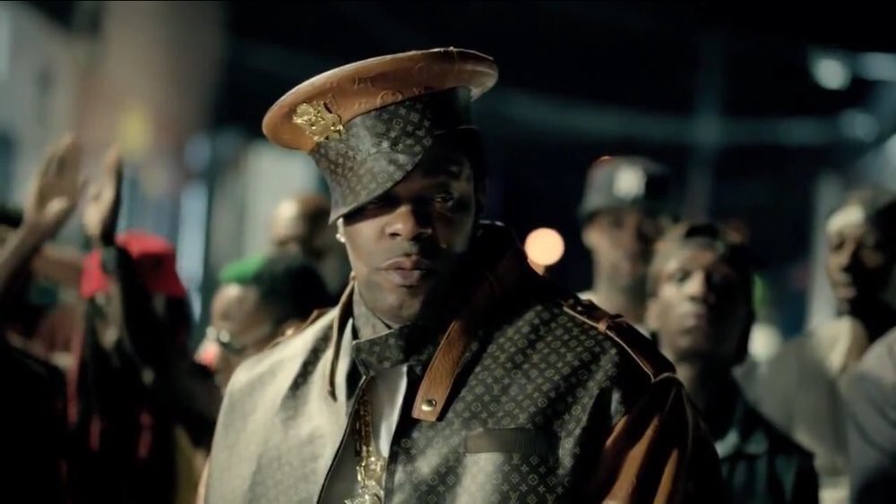 Detroit Griot on X: Custom Dapper Dan Louis Vuitton and Chanel outfits  Busta Rhymes wore for his 'Twerk It' video in 2013.   / X