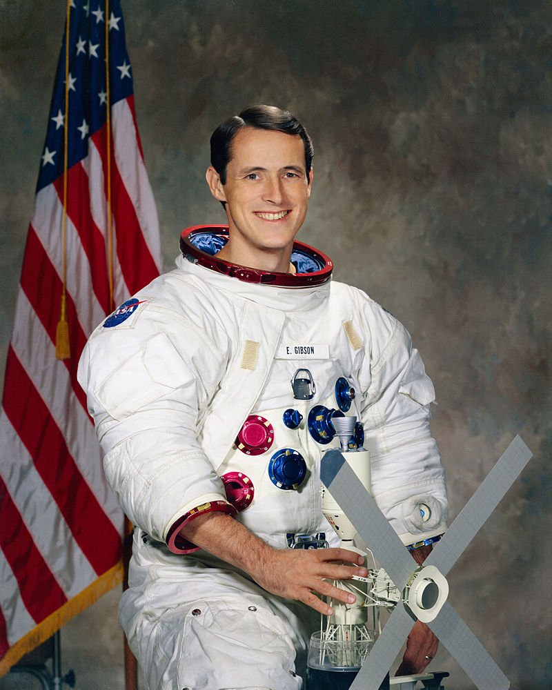 Happy birthday, Edward Gibson! A shout out to the Skylab 4 astronaut!  