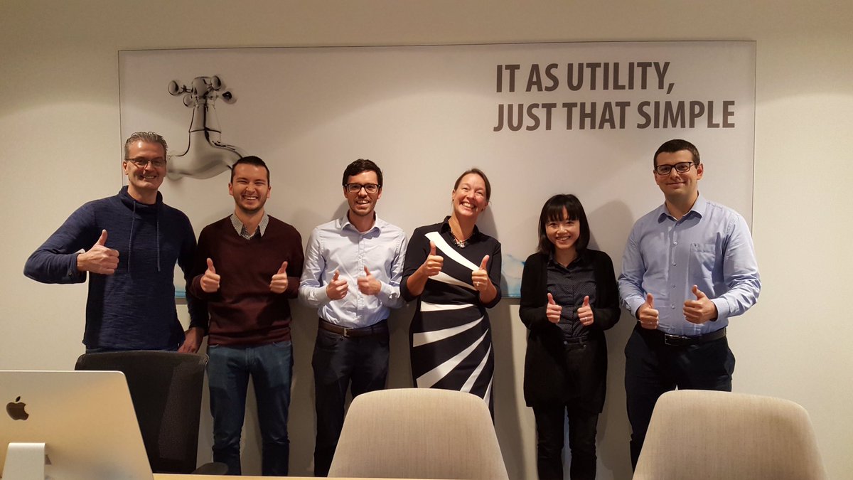 itilitybv's tweet photo. Proud of our first graduates of the #Itility Young Professional Program! Faster than expected they steamed as a team through #R, #Python, #Splunk, #Git and our development pipeline. #datasciencerocks! https://t.co/sCJHGKAt3y
