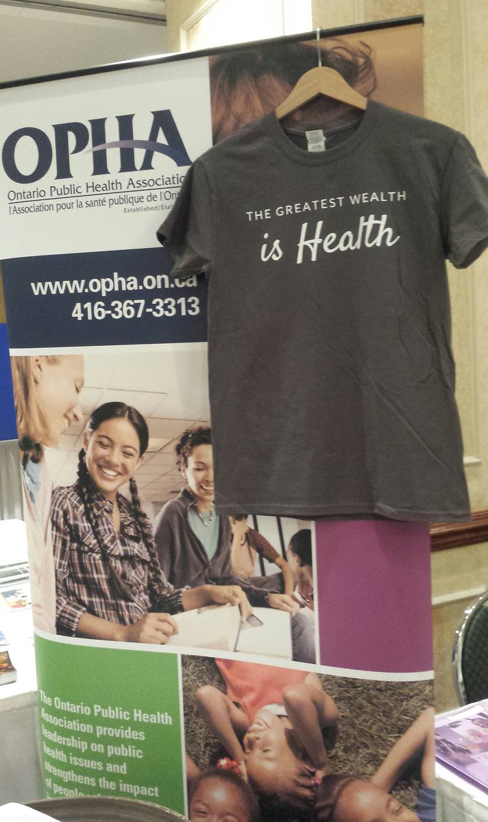 Marty_Mako's tweet photo. Loving the new @OPHA_Ontario t-shirts on display at #opha17! That is my motto for life. https://t.co/OWfgQMkq4p