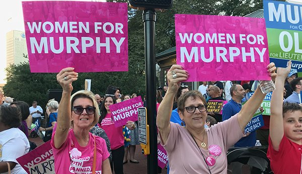 PPActionNJ's tweet photo. VIDEO: We have a video highlighting all of your efforts this election season! Thank you for #pinkingout this #election with us. Join us as we celebrate this victory with Governor-Elect @PhilMurphyNJ. Watch here: https://t.co/g4Mk3sxaD0. #NJElection #NJGov #PPDefendersNJ https://t.co/xPoAY2MPCW