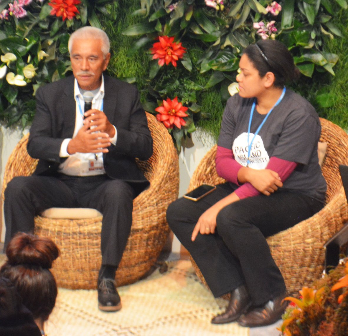 ili_tora's tweet photo. #COP23 #Uniting4Change President Tong said today even having 1.5 will not help save Kiribati, Tuvalu, Marshalls and Tokelau from drowning...it needs to be -3 @COPtalks https://t.co/krYjadj8iz