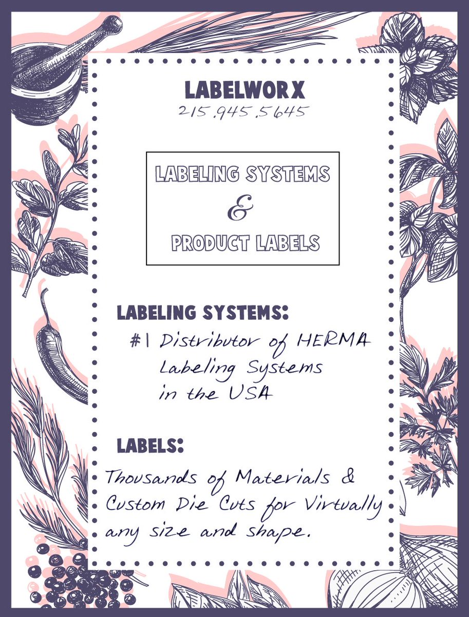 Labelworx1's tweet photo. LABELWORX 
High speed labeling systems &amp; custom die cut labels for your products!

215.945.5645
https://t.co/dK5QHYXZNs 
@Labelworx1 https://t.co/q4ooU72Btd