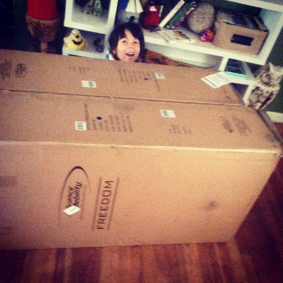 NoCoMedium's tweet photo. We received our first two racing chairs just in time for our first 5k race for Ainsley's Angels St.Louis!!  We are ready to roll! #inclusion #AinsleysAngels https://t.co/612sr2HFFm