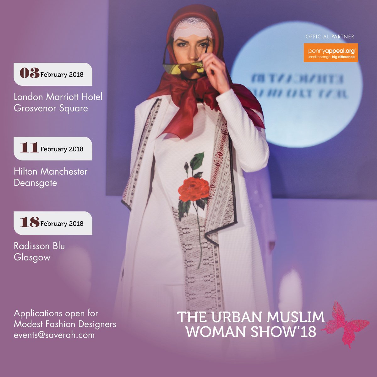 Samya_Tahir's tweet photo. The beauty of modesty. The power of networking. The fun of discovering the new. There’s something for everyone at The Urban Muslim Woman Show 2018. 

A Three City Tour - Achievements, Inspiration, Dinning, Luxury products &amp; Fashion.

#London - #Manchester - #Glasgow

#Saverah https://t.co/aojykA3LZd
