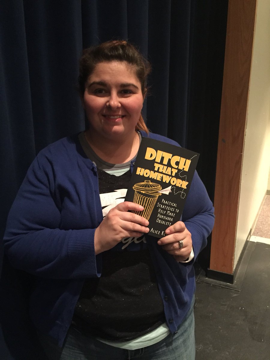 GVEdCamp17's tweet photo. Congrats to Brooke for winning this great book from @DitchThatTxtbk at #gvedcamp Thanks @burgessdave and @jmattmiller https://t.co/YDJhbbgTec