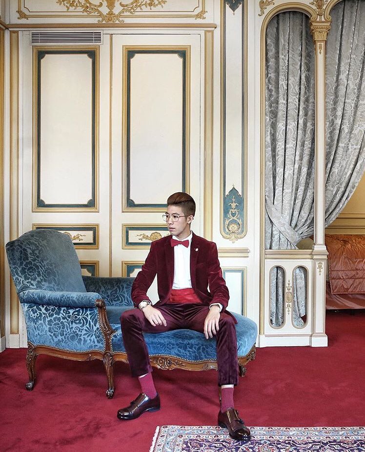 Our double monk Roger styled by <a href="/Fashitect/">Toni Tran</a> in a luscious evening setting.