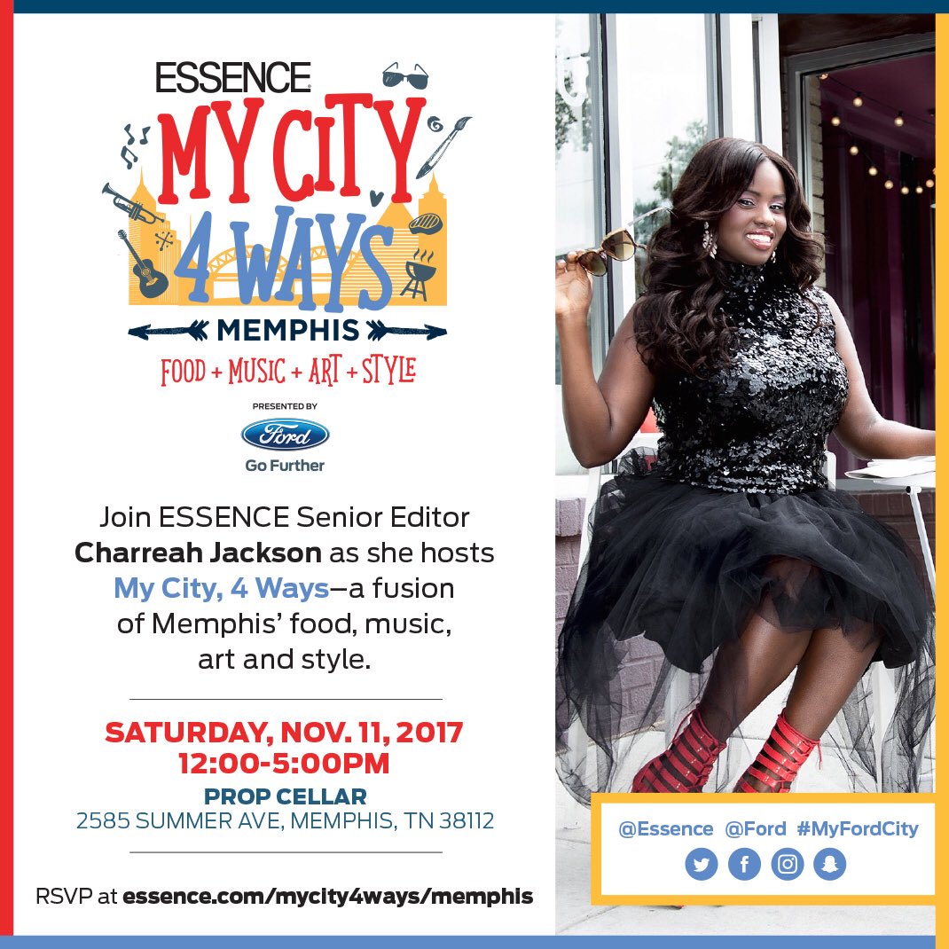 introducingina's tweet photo. You can’t miss this FREE event in #Memphis! @Ford is bringing flavor with art, music, fashion and food.  RSVP TODAY https://t.co/zYhL16iJYU #myfordcity https://t.co/wJqBQX13Zx
