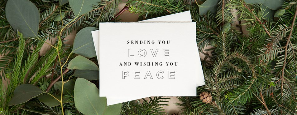This is the last week to order custom letterpress holiday cards! Having trouble finding the perfect words? Use one of our suggestions to send loved ones a personalized dose of holiday joy. ☃️ bit.ly/2zsYjm5