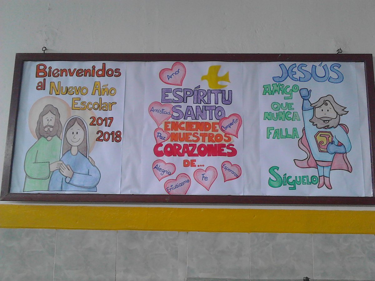 ue_col's tweet photo. Carteleras inicio Año Escolar 2017 2018 https://t.co/pq7wqeYalN
