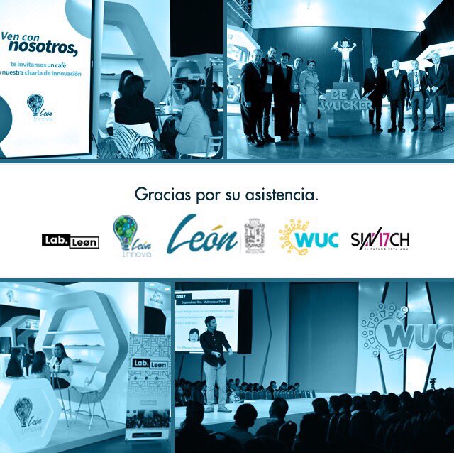 Innovacion_Leon's tweet photo. Gracias por su asistencia en los eventos de innovación y emprendimiento #WUC2017 y #Switch2017, en los cuales participamos con @novaeramx https://t.co/HEPYDfI6Jz