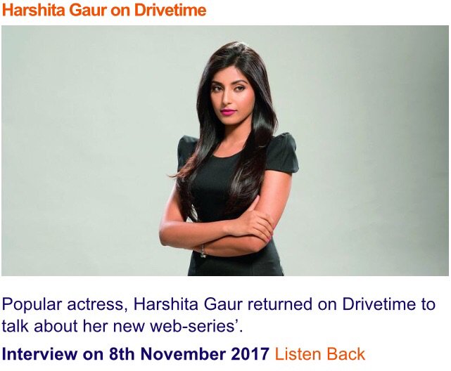 RajBaddhan's tweet photo. Listen Back: @HarshitaGaur12 spoke to me about her new projects in our usual candid way: https://t.co/zEnP7UJMkf #HarshitaOnSabrasDrive https://t.co/R7tlNeuLys