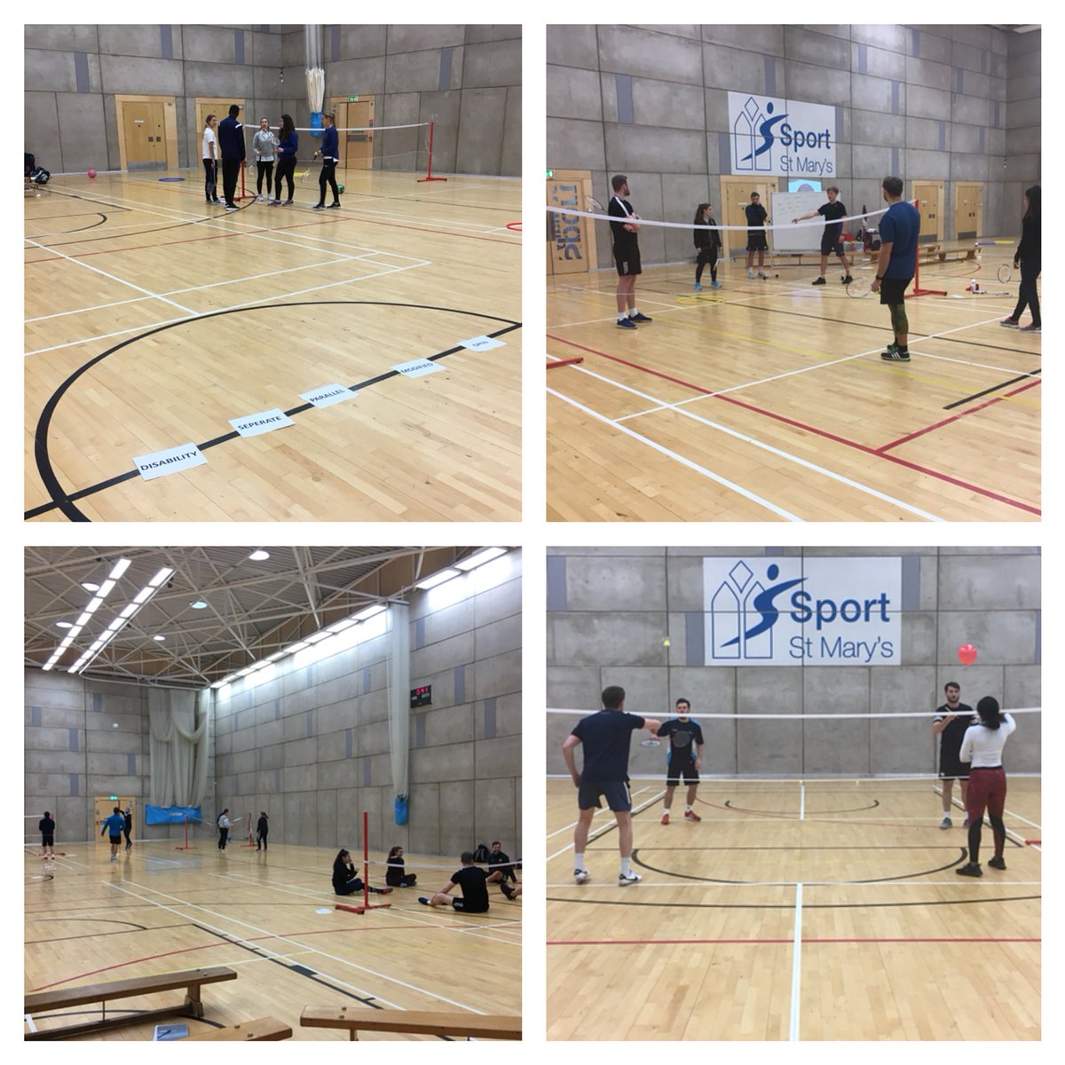 emalounewman's tweet photo. Today our @YourStMarys #ITT #PE #trainees were developing their #inclusive approaches to quality #teaching & #SEND provision. #STEP #inclusionspectrum #5abilities @TeachStMarys #pegeeks #volleyball #Badminton https://t.co/daIJ3bSxnA