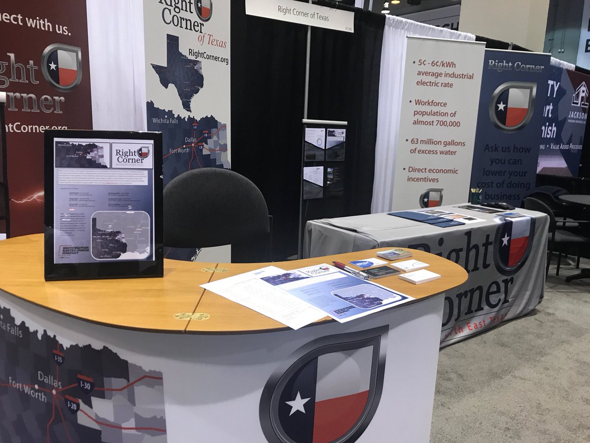 Having a great week selling the Right Corner of Texas with our NE Texas economic development allies. See us at booth 41240 <a href="/fabtech/">fabtech</a>