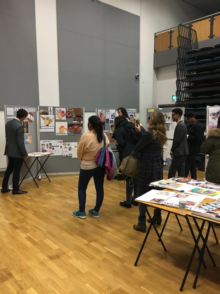 HAArtists's tweet photo. HA’s First 6th Form DT and Art Parent/Pupil Crit Evening - Well Done to all involved @HammersmithAcad https://t.co/0k6bxAgHEU