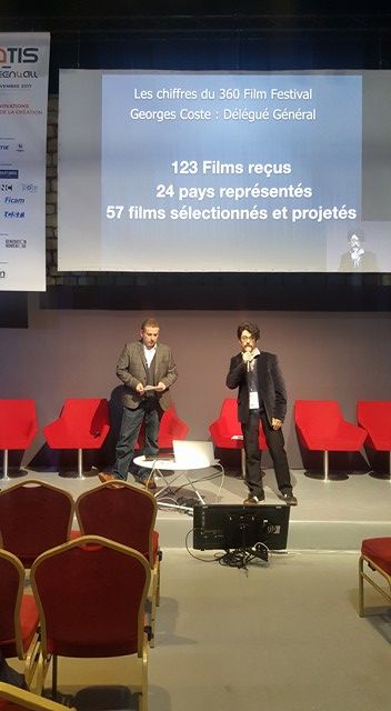 screen4allforum's tweet photo. 123 films reçus, 24 pays représentés, 57 films sélectionnés et projetés. C'est l'heure de la remise des prix du #360FilmFest #SATIS2017 #screen4ALL2017 https://t.co/D5kr6UXDzg