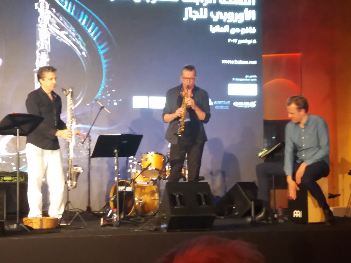 AmbWillyKempel's tweet photo. #the4thkataraeuropeanjazzfestival opened wit DE band #FAVO and from BG #hildakazasyanband. great atmosphere&music, AT musician #davidsix will be last on sunday https://t.co/t4ALNi3OWj