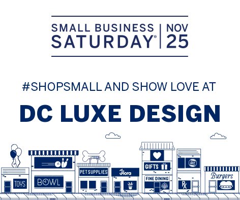 DCLUXEDESIGN's tweet image. Join us for #SmallBizSat this Nov 25th. Experience interior design in virtual reality and get a sneak peak of our upcoming website