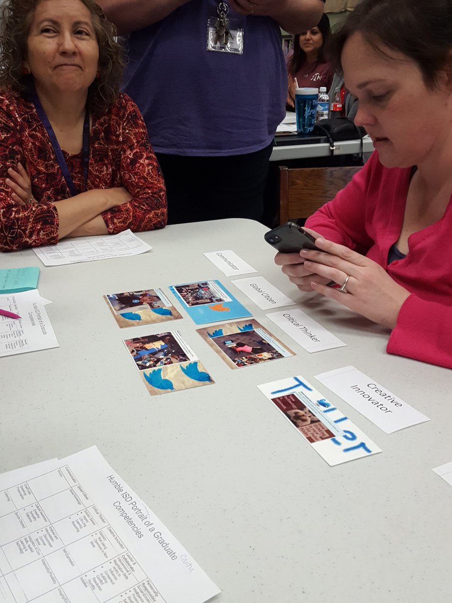 MrsG42010394's tweet photo. Capturing learning about Protrait of a Graduate @HumbleISD_HE https://t.co/Fsa8HEdXIT