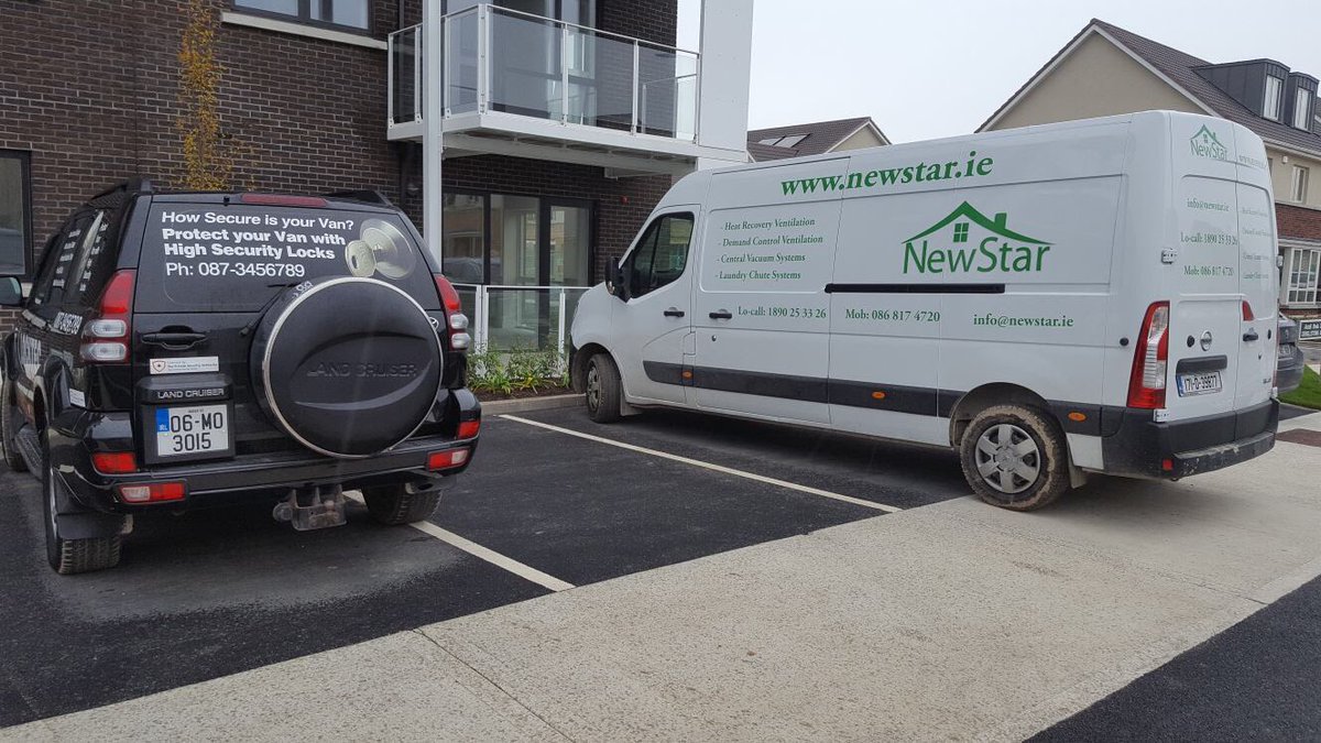 Out again with our friends at NewStar.ie installing Slam Locks on there brand new NV400 🔒

If your looking to secure your van send us a message and we’ll be happy to quote! #vanlocks #slamlocks #tooltheft #vansecurity