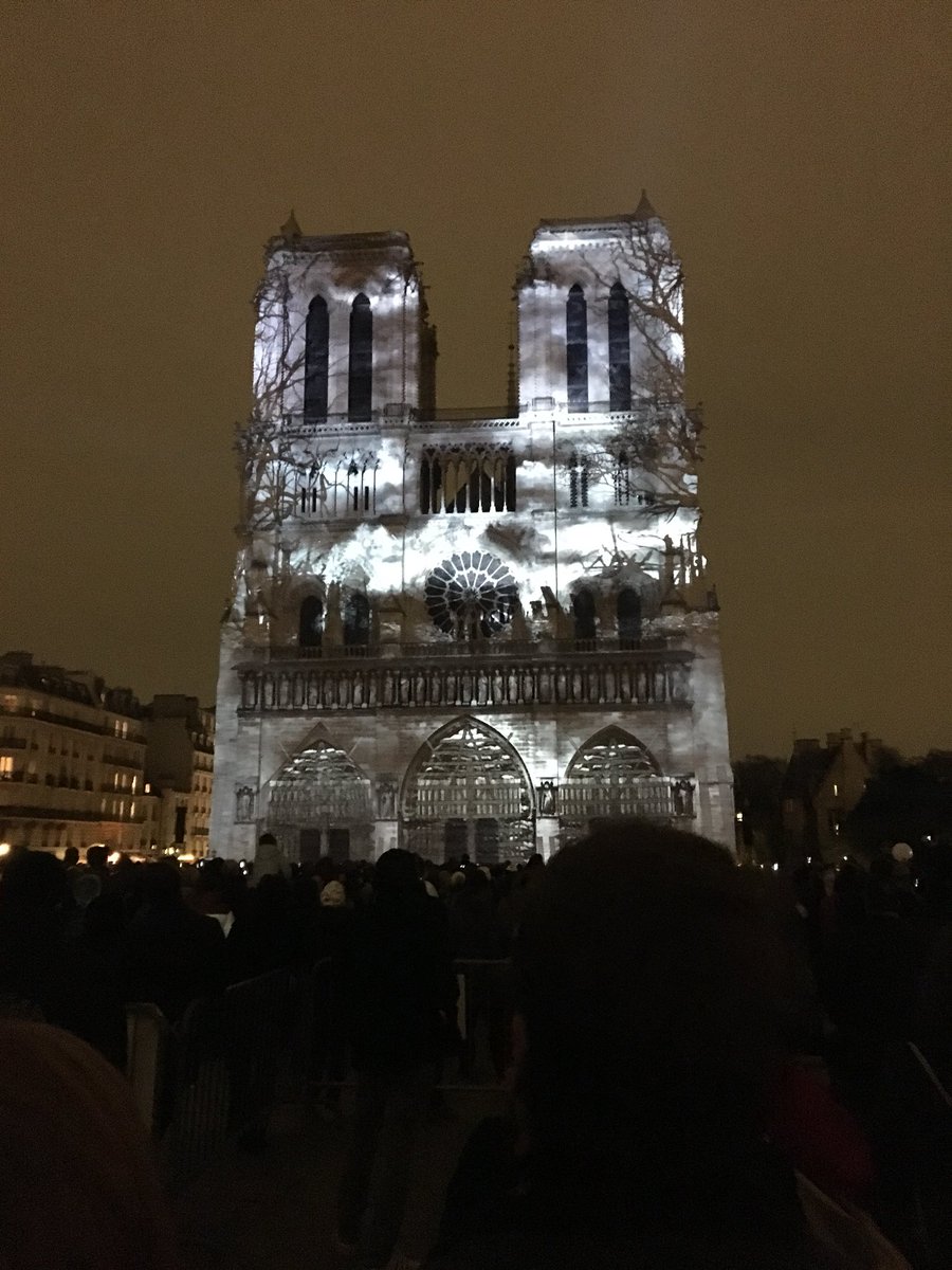 Jusqu’au 11/11, #DameDeCoeur embrase la cathédrale ND de Paris pour un splendide vidéo mapping, labellisé par la Mission du Centenaire. A ne pas manquer !
