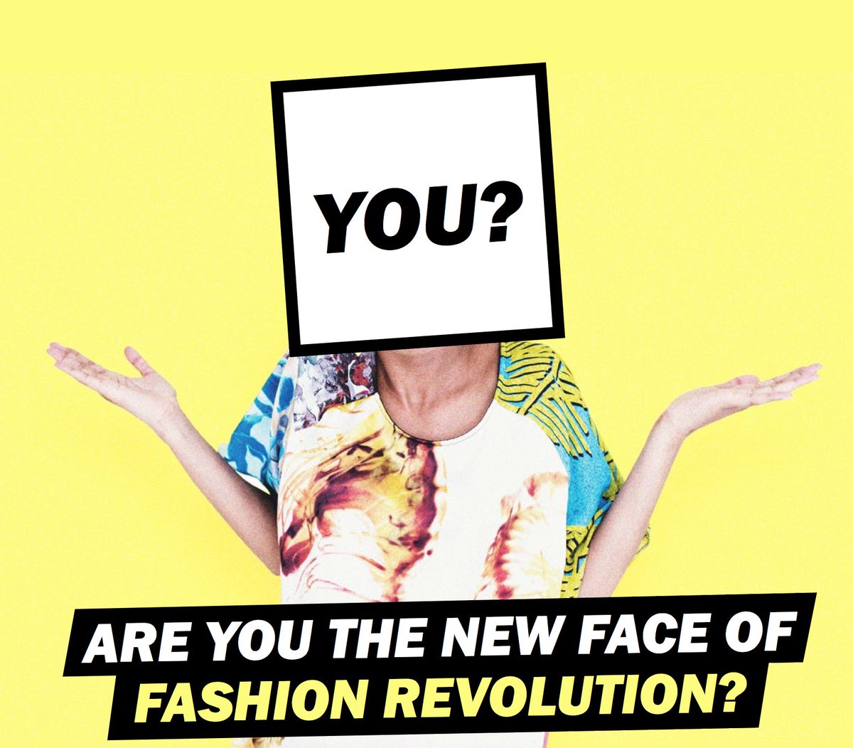 Fash_Rev's tweet photo. Are YOU the new face of Fashion Revolution? We're looking for models for our global campaign photoshoot https://t.co/9iCZ7oJyF1 #fashionrevolution https://t.co/W9pck5nbCz