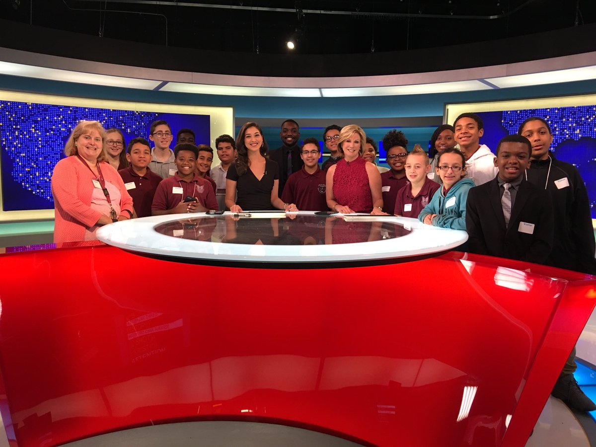 AttucksMS's tweet photo. Check out our AMS TV News crew with Mr. Hill and Mrs. Borro getting a tour of @WPLGLocal10.  Thank you to our #partnerineducation!  Great job #AMSTV https://t.co/SLQ7LfWy7H