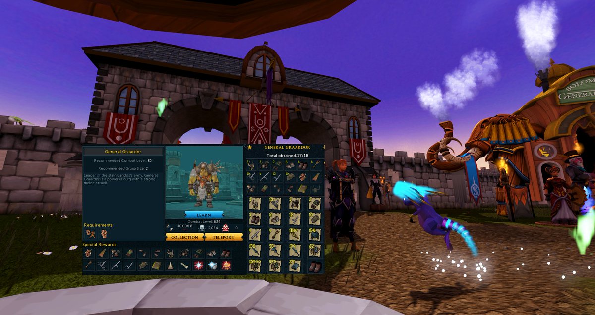 Huge_Midget's tweet photo. Loot from 2k Bandos kills☺️ To many war shields not enough pets 😋😋 #runescape https://t.co/XdsJLFxrc1