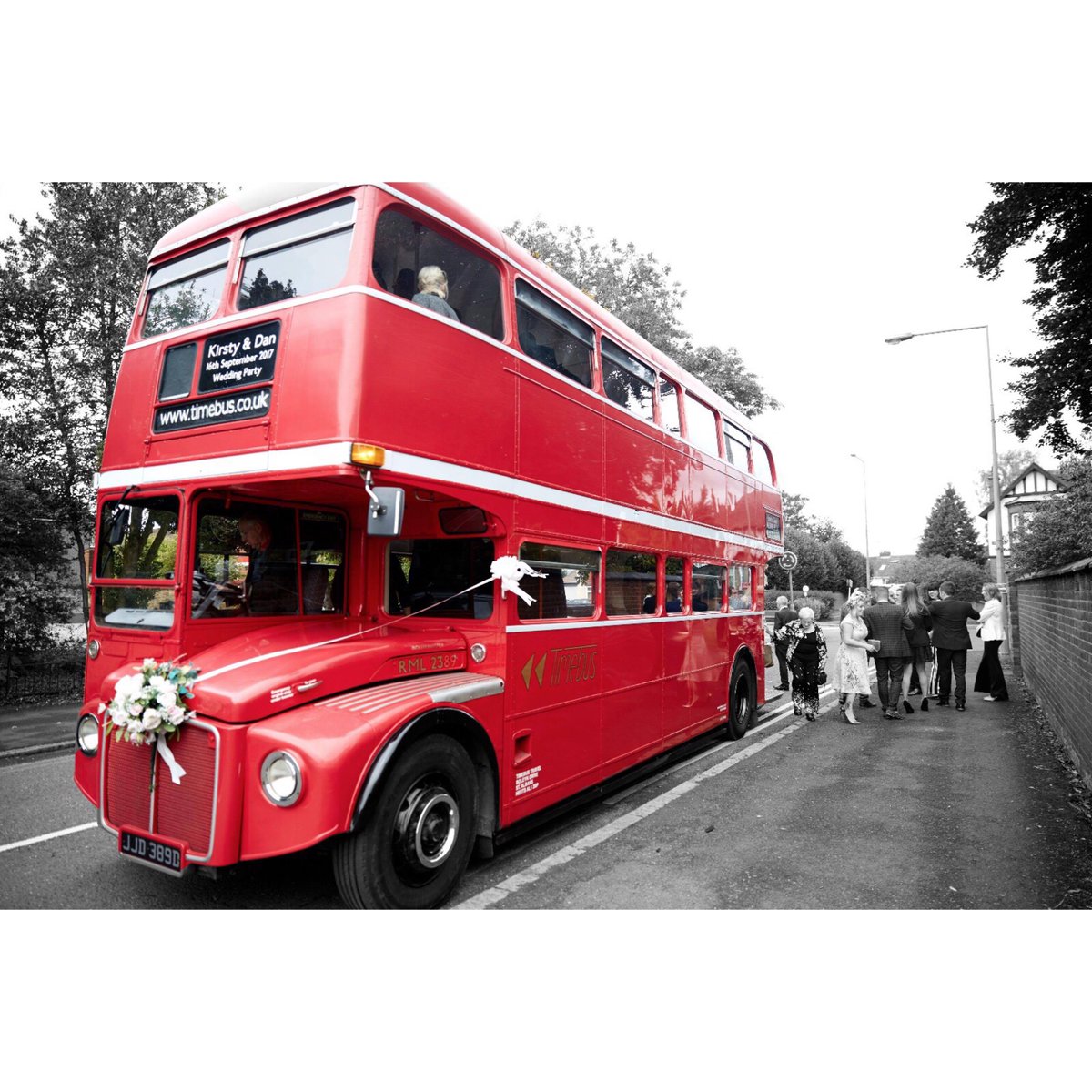 WilBarber17's tweet photo. Pretty cool when you shoot a #wedding with a #red party #bus! https://t.co/MKHfprmZFe https://t.co/BPxtR6yQxm