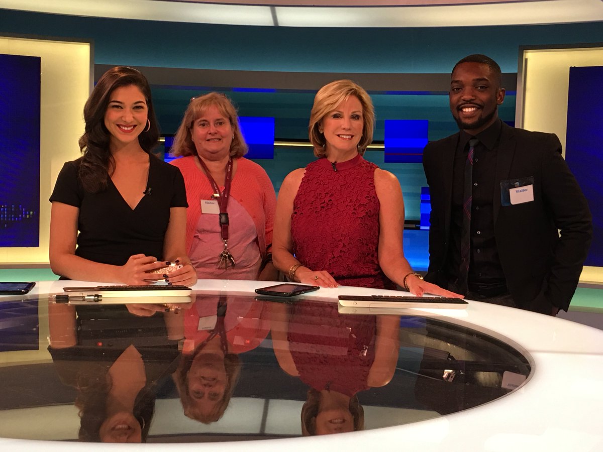 AttucksMS's tweet photo. Check out our AMS TV News crew with Mr. Hill and Mrs. Borro getting a tour of @WPLGLocal10.  Thank you to our #partnerineducation!  Great job #AMSTV https://t.co/SLQ7LfWy7H