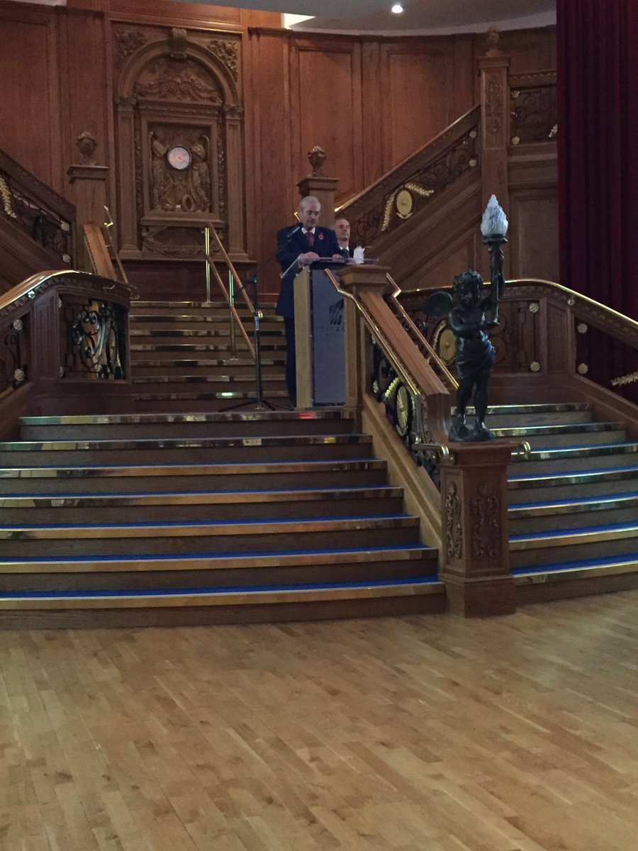 FSB_NI's tweet photo. FSB NI Policy Chair Wilfred Mitchell addresses #isbe2017 awards #fsbni https://t.co/Iso4VeXhxJ